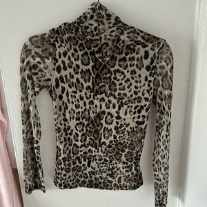 Cheetah sexy top